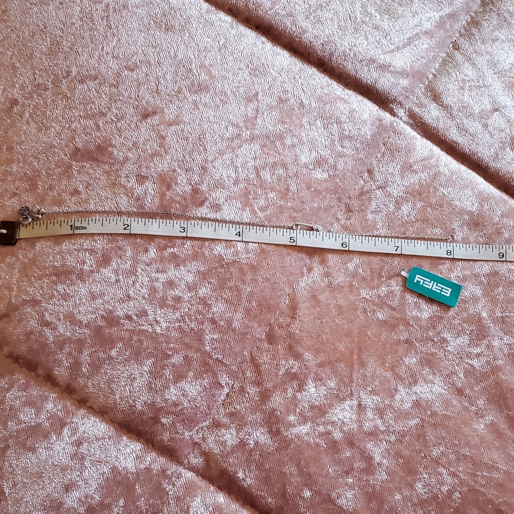 EFFY DIAMOND SAFETY PIN bracelet NWT adjustable to 8" - Picture 8 of 8